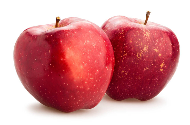 fresh red apples isolated on white - Фото, зображення