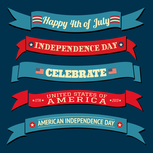 Independence Day Banners Collection - Vector, Imagen