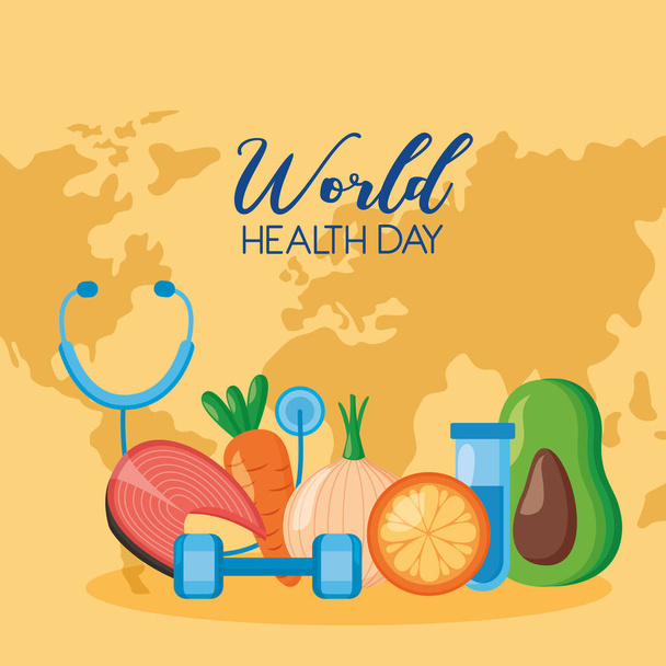 Всесвітній день здоров'я
 - Вектор, зображення