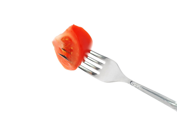 Tomato on plug - Фото, зображення