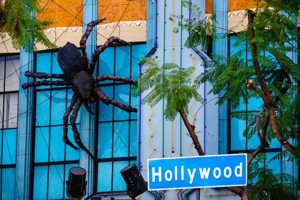 Hollywood Sign, Hollywood Boulevard, Los Angeles - Photo, Image