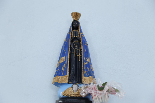 Az Aparecida Szűzanya képének szobra - Fotó, kép