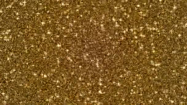 Gold beauty glitter glitter background, art video illustration. - Footage, Video