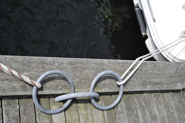 Rope on a dock - Photo, Image
