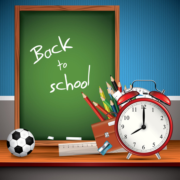 Back to school - Vector background - Διάνυσμα, εικόνα