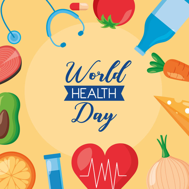 Světový den zdraví - Vektor, obrázek