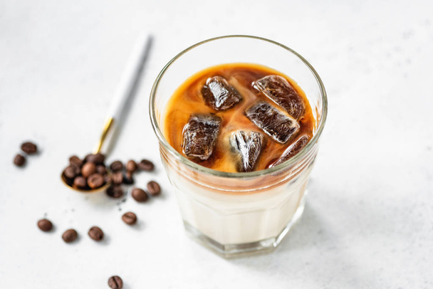 Ice Coffee with milk in a glass - Photo, Image