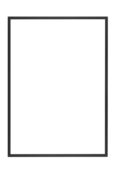 Черная пустая рамка на белом фоне
 - Фото, изображение