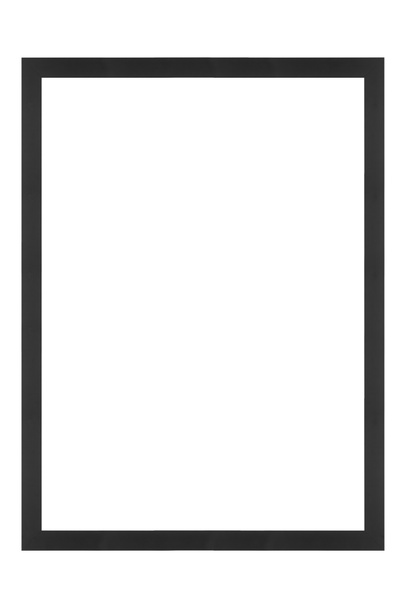 Marco de imagen vacío negro aislado sobre fondo blanco
 - Foto, imagen