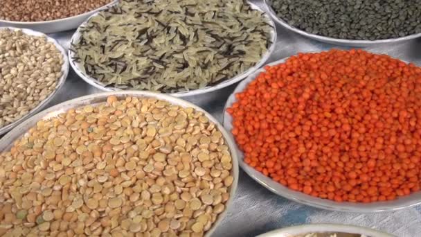 Crop of Cereals and Legumes HD - Footage, Video