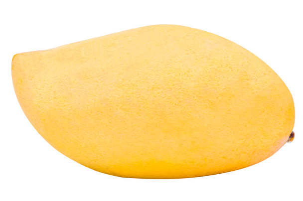 fresco maduro amarillo mango macro primer plano aislado, Mango fruta
 - Foto, imagen