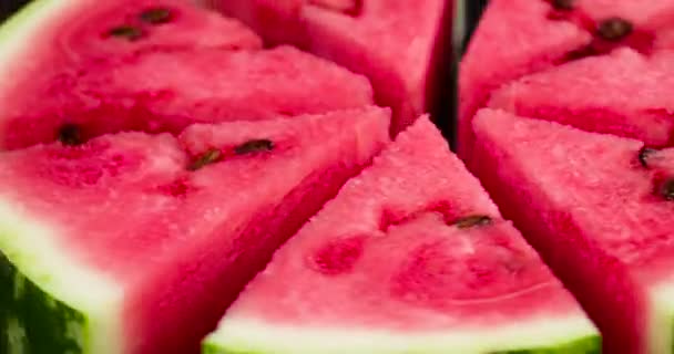 juicy watermelon slices - Footage, Video