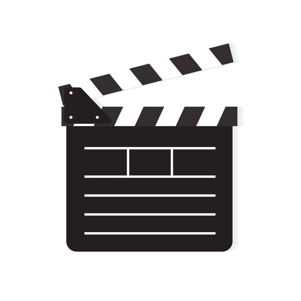 symbol filmové Clapperboard ikona-vektorová ilustrace - Vektor, obrázek