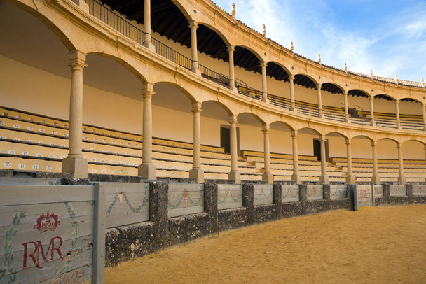 La plus grande et la plus célèbre arène espagnole est la Plaza de Toros. Patrie de la corrida espagnole
. - Photo, image