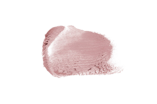 Kenet és textúra a rúzs vagy akril festék izolált fehér - Fotó, kép