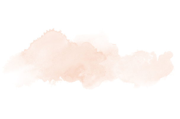 Αφηρημένη εικόνα φόντου υδατογραφίσματος με υγρή διασπορά χρώματος Aquarelle, απομονωμένη σε λευκό. Πορτοκαλί αποχρώσεις - Φωτογραφία, εικόνα