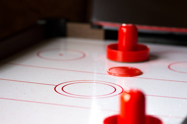 Mesa de hockey sobre aire de cerca
 - Foto, imagen