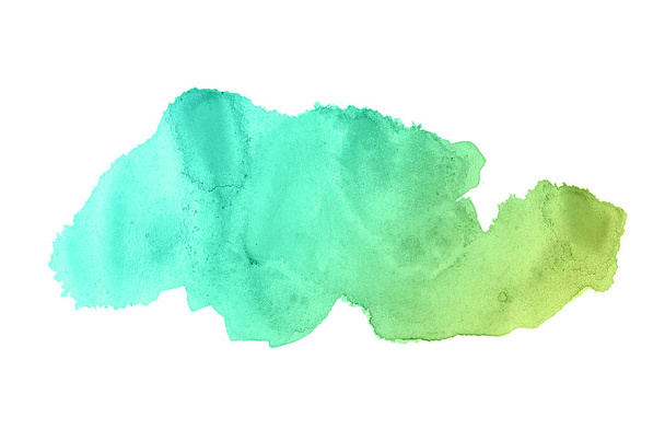 Imagen de fondo de acuarela abstracta con una salpicadura líquida de pintura acuarela, aislada en tonos pastel blancos.
 - Foto, Imagen