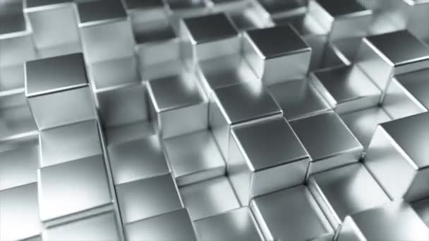 Абстрактный фон металлических рандомно движущихся кубов. Бесшовный цикл 4k анимации
 - Кадры, видео