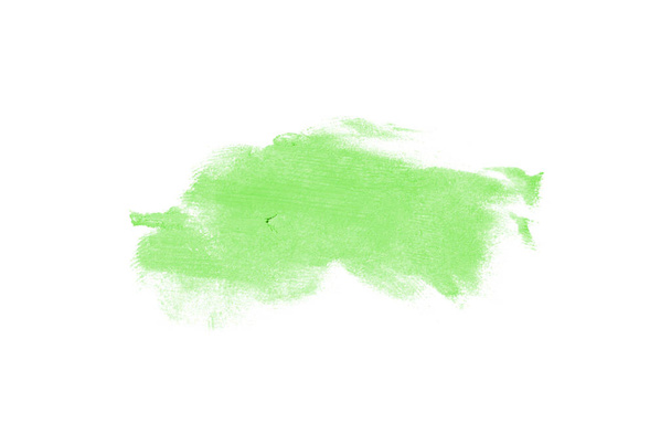 Smear ve ruj veya akrilik boya beyaz izole doku - Fotoğraf, Görsel