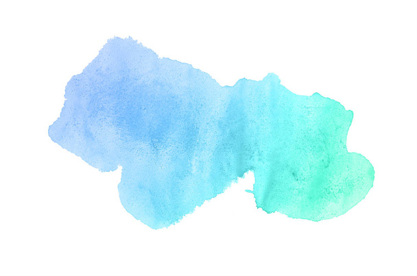 Абстрактное акварельное фоновое изображение с жидкими брызгами акварельной краски, выделенной на белом.
 - Фото, изображение