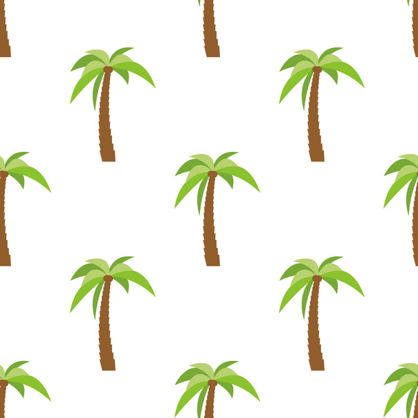Seamless Pattern with palm trees - Vector, afbeelding