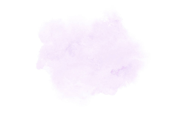 Absztrakt akvarell háttérkép egy folyékony fröccs a Aquarelle festék, elszigetelt fehér. Sötétlila árnyalatok - Fotó, kép