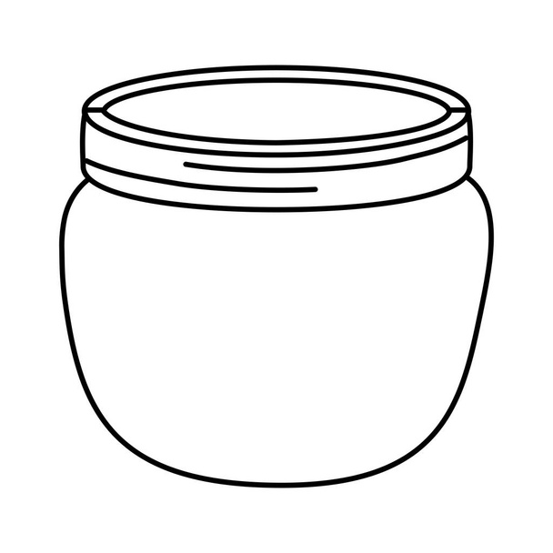 frasco de pedreiro desenho animado
 - Vetor, Imagem