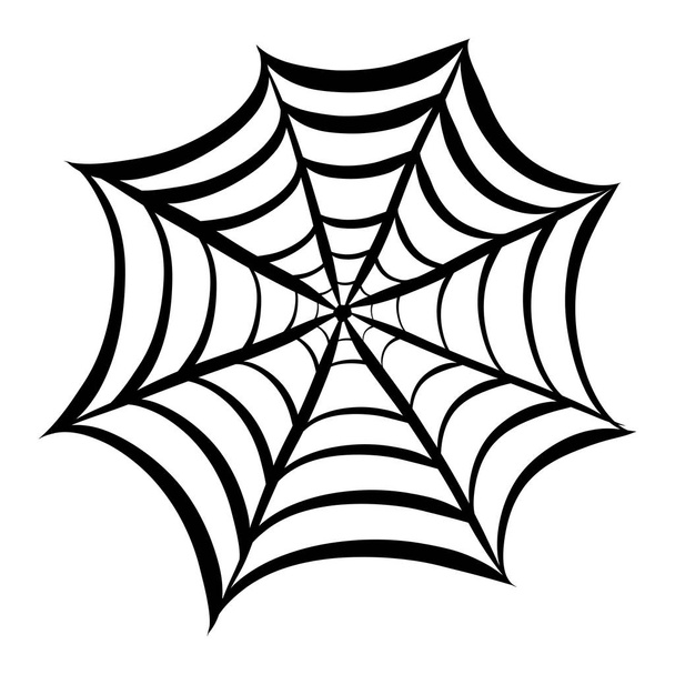 Spinnweben isolierte Illustration auf weißem Hintergrund - Vektor, Bild