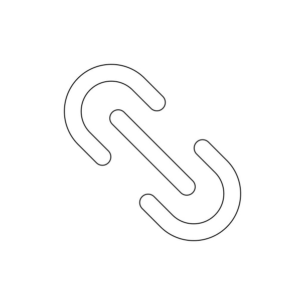 chaîne lien contour icône. Signes et symboles peuvent être utilisés pour le web, logo, application mobile, UI, UX
 - Vecteur, image