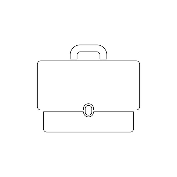 εικονίδιο περιγράμματος τσάντα βαλίτσα. Τα σημεία και τα σύμβολα μπορούν να χρησιμοποιηθούν για το Web, το λογότυπο, την εφαρμογή για κινητές συσκευές, UI, UX - Διάνυσμα, εικόνα