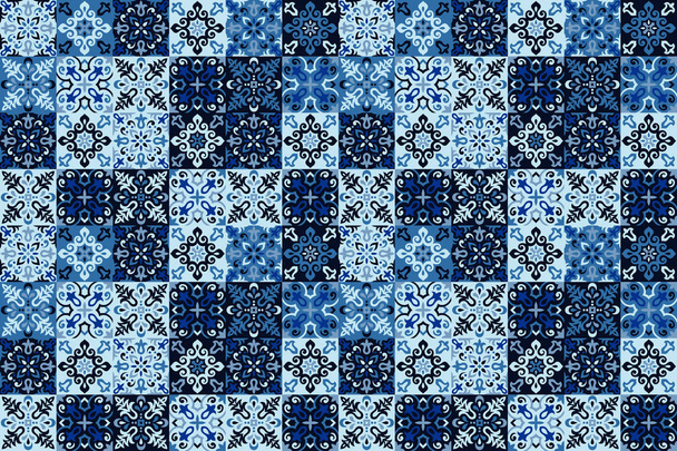 Azulejos Azulejos Vector patrón sin costura
 - Vector, imagen