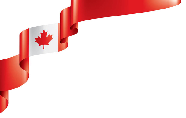 Flaga Kanady, wektor ilustracja na białym tle - Wektor, obraz