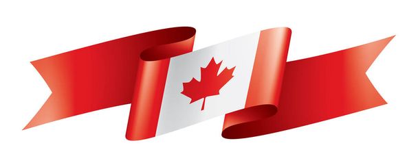 Canada flag, vector illustration on a white background - Vector, Image