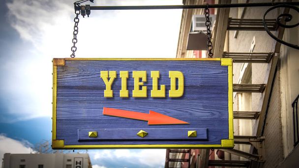 Street Sign to Yield - Photo, Image