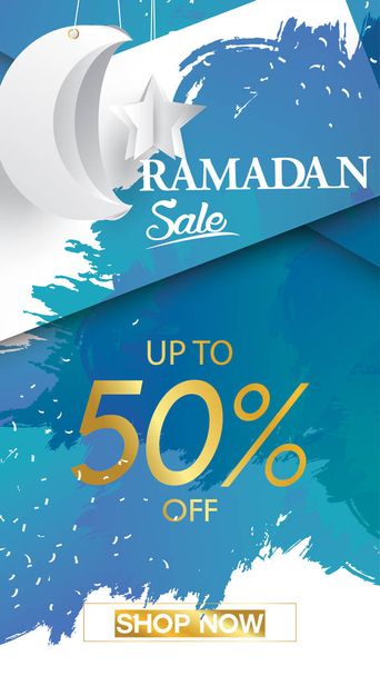 Eid Mubarak o Ramadan Kareem per banner di vendita storia instagram, poster, concetto, sfondo, modello. Copia lo spazio per il tag sconto o il contenuto del prodotto promozionale - Vettore
 - Vettoriali, immagini