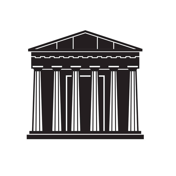 Ateena Pantheon kuvake
 - Vektori, kuva