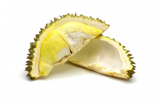 Beyaz arka plan üzerinde meyve izole durian kral - Fotoğraf, Görsel