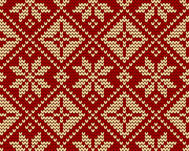 naadloos gebreide patroon - Vector, afbeelding