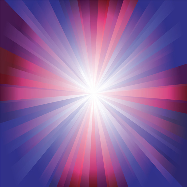 Red and blue colour burst - Photo, Image
