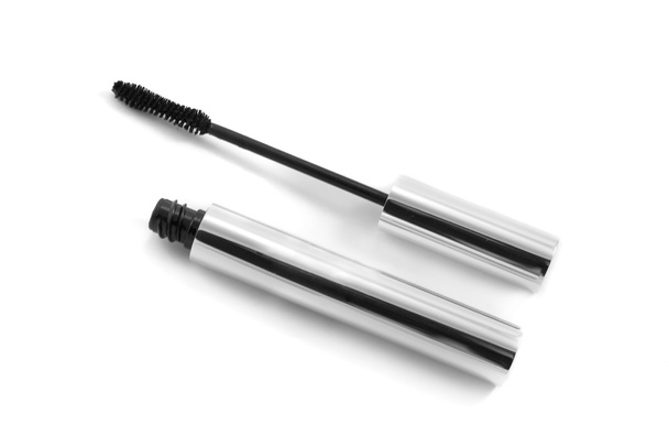 Silver tube with black mascara - Foto, imagen