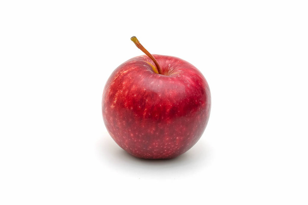 Isolated red apple sliced on white background - Foto, Bild
