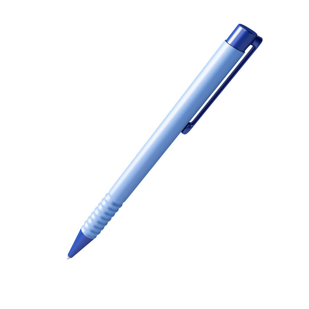 ballpoint pen blue - Foto, Imagen