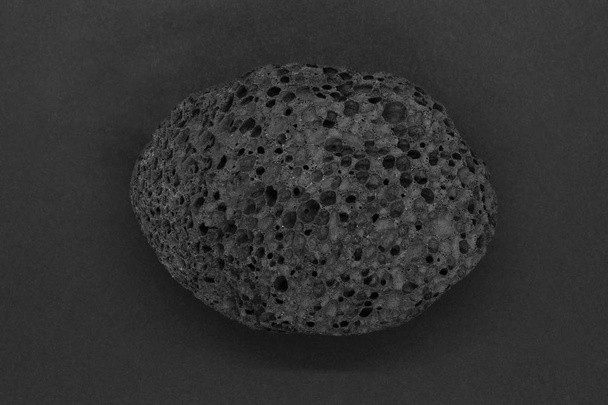 Pedra-pomes preta
 - Foto, Imagem