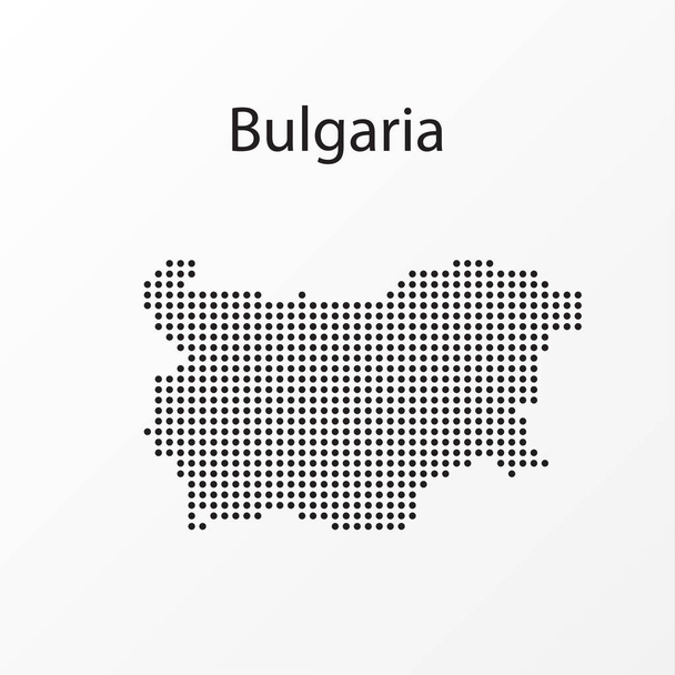 Географическая карта Болгарии
 - Вектор,изображение
