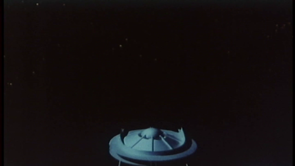 Large group of alien spaceships traveling through space - Filmati, video