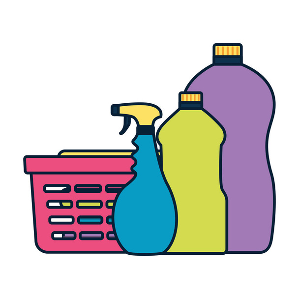 spring cleaning tools - Vector, Image