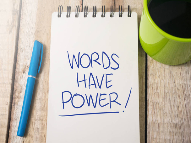 Words Have Power, Motivational Words Quotes Concept - Foto, Imagem