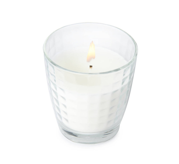 Κερί κηροπήγιο σε λευκό φόντο - Φωτογραφία, εικόνα
