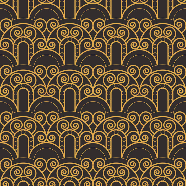 Abstract art deco seamless background luxury - Photo, image